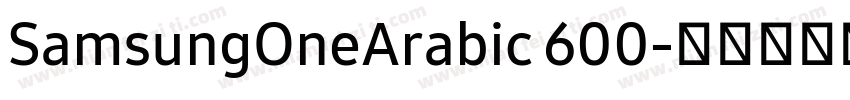 SamsungOneArabic 600字体转换